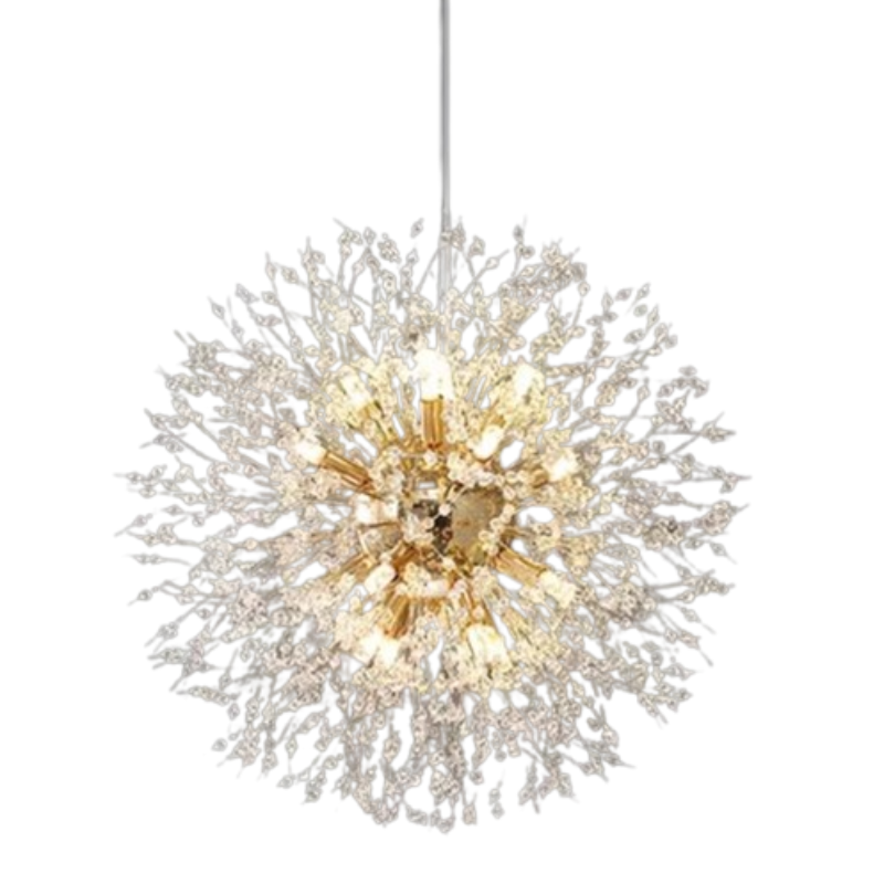 Suspension LED Soleil Cristallin