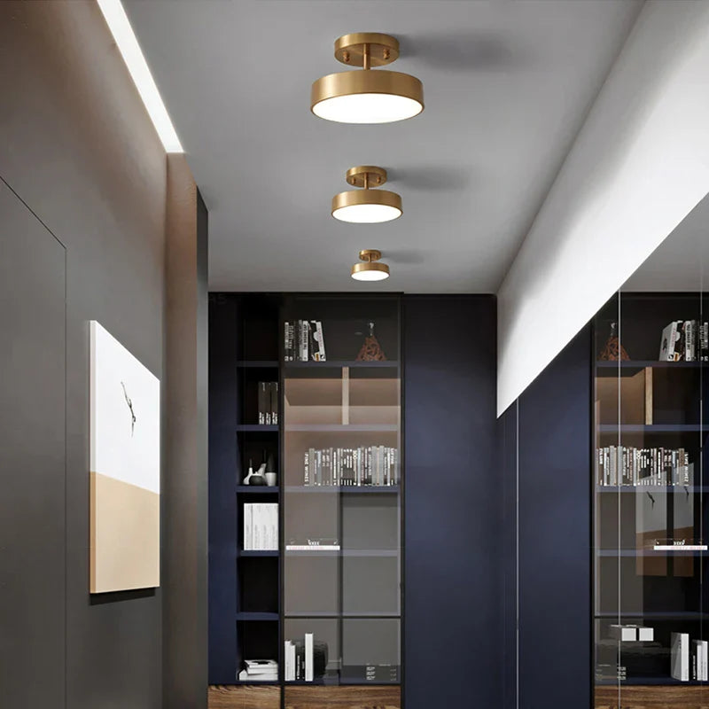 Plafonnier LED Arcus Doré